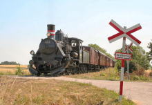 DSB K 564 på vej til Gøerlev juli 2006