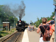 Veterantoget ankommer til Høng 3. juli 2008