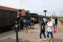 Slagelse station. Omløbet får meget opmærksomhed når det sker. 2-8-2012