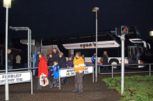 Ankomst m. bus til Høng station
