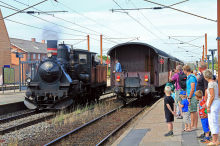 Omløb beundres på Slagelse Station 17. juli 2014