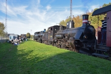 OHJ 38 + DSB K564 i forspand. Gørlev station