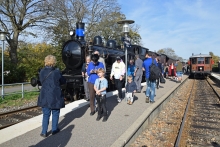 OHJ 38 og Triangel-motorvogn på Høng station