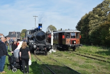 OHJ 38 og Triangel-motorvogn på Gørlev station